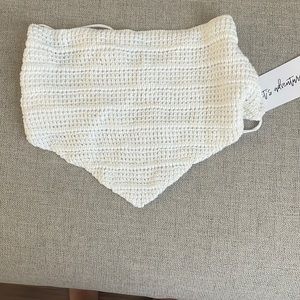 12th tribe crochet strapless top